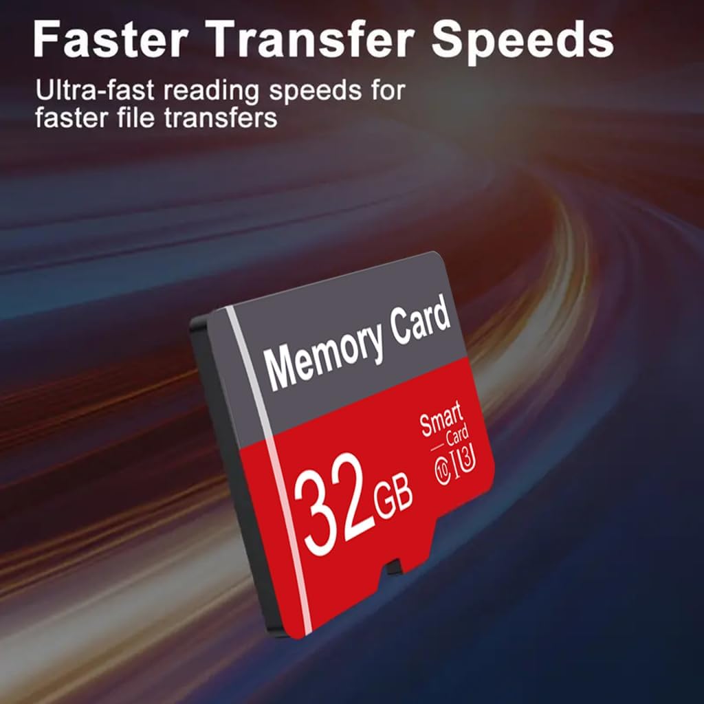 Yicunxin 2 Pack 32GB C10 A1 (32, Memory Card with Adapter, High Speed TF Card, UHS-I Memory TF Card for Tablet/Mobile