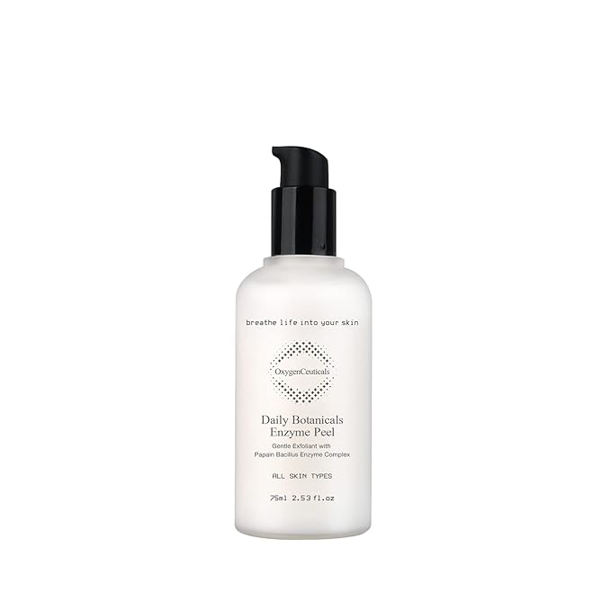 Daily Botanicals Enzyme Peel ??Gentle Exfoliating Gommage with Pineapple & Papaya Extracts, Natural Enzyme Peel for Refines Pores & Smooths Texture 2.53 fl.oz (75ml)