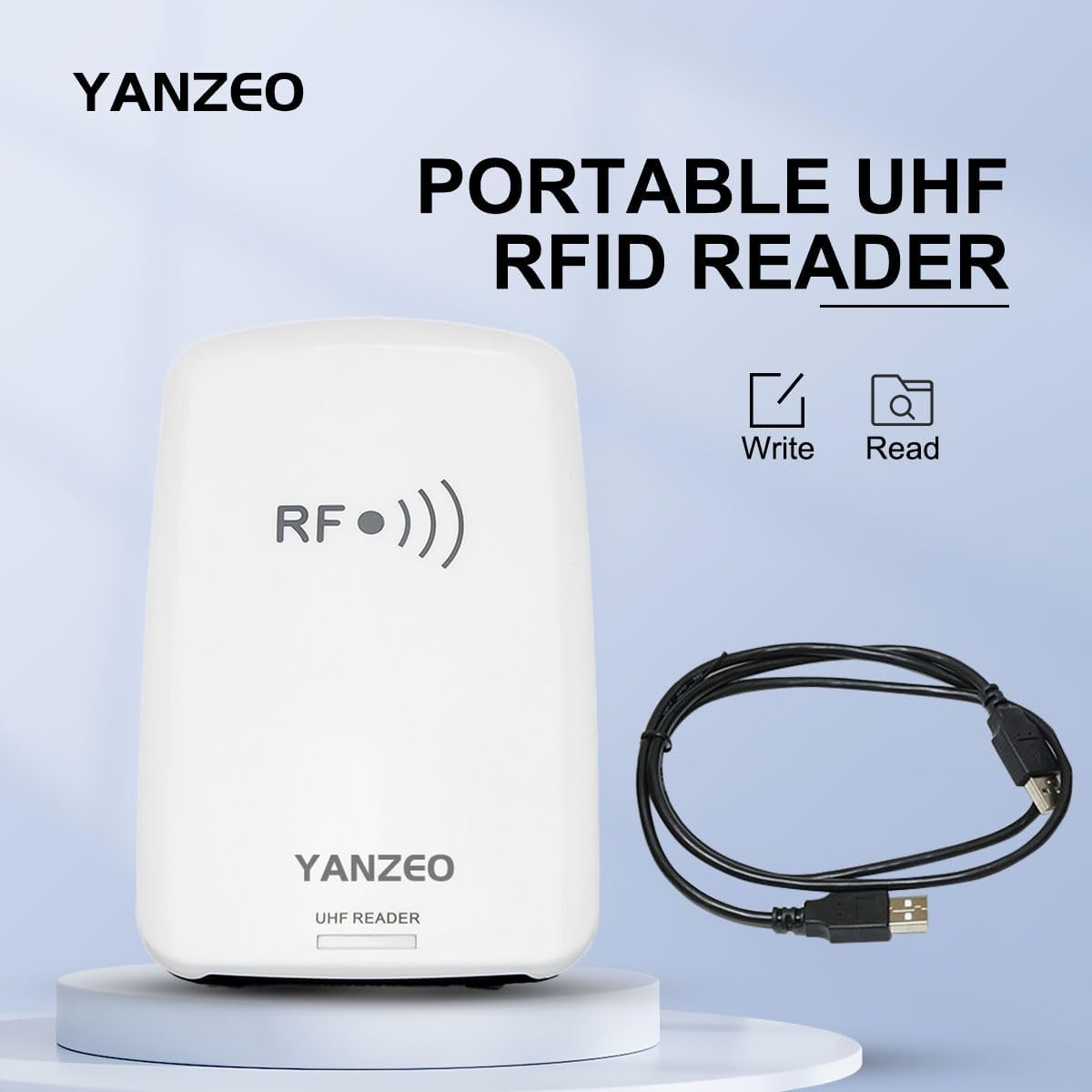 Yanzeo SR3308 860-960Mhz UHF RFID Reader Writer USB RFID Reader Free SDK User Guides