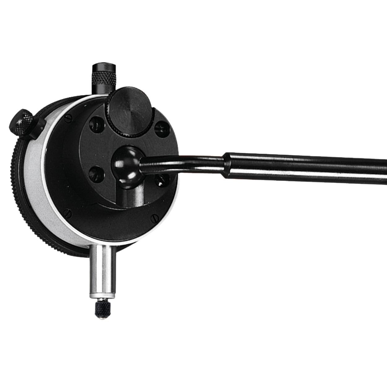 Starrett Universal Back Attachment for 25 & 2600 Series Dial Indicators - 360-Degree Rotation, Up to 90-Degree Angular Adjustment - 672-2