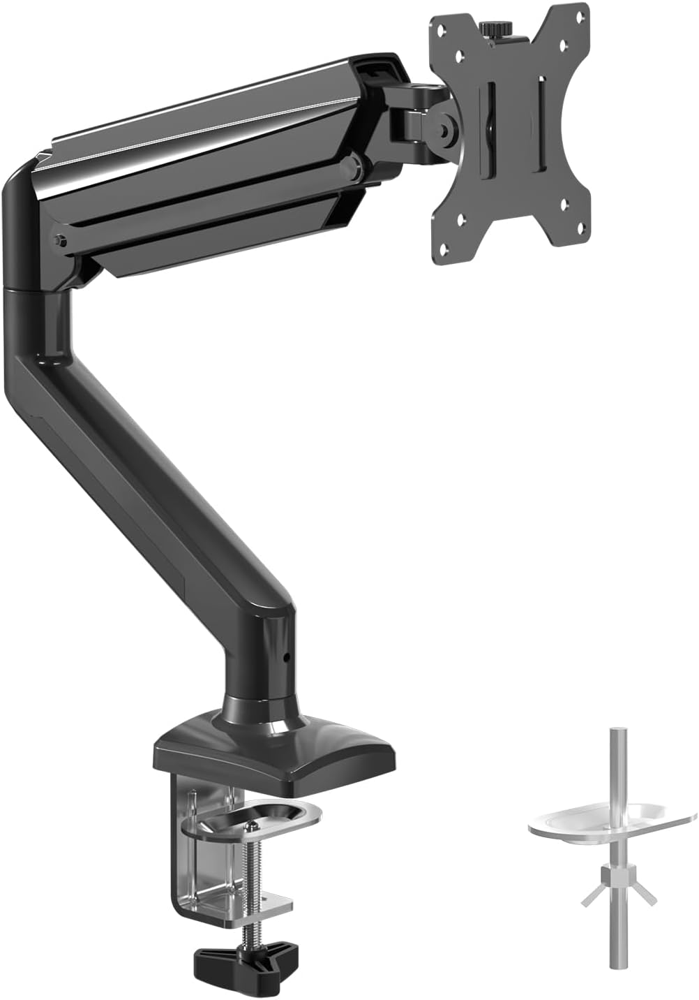suptek 13-32 inch, 4.4-19.8lbs, 75x75/100x100mm Single Monitor Arm Mount for Adjustable Gas Spring Monitor Arm Desk