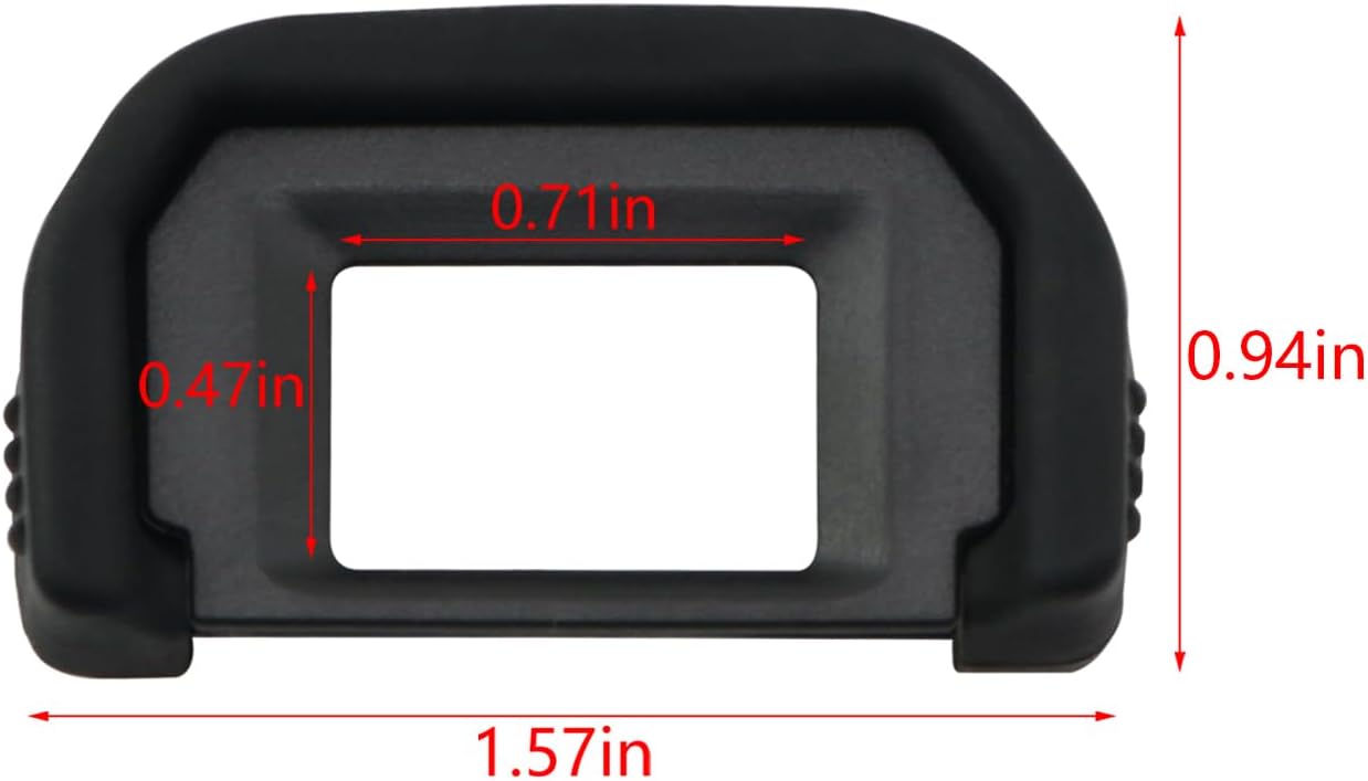 BLLNDX 3PCS 300D 350D 400D 450D 500D 550D EF Viewfinder Protective Cover Rubber Camera Eyepiece Hood for Digital SLR