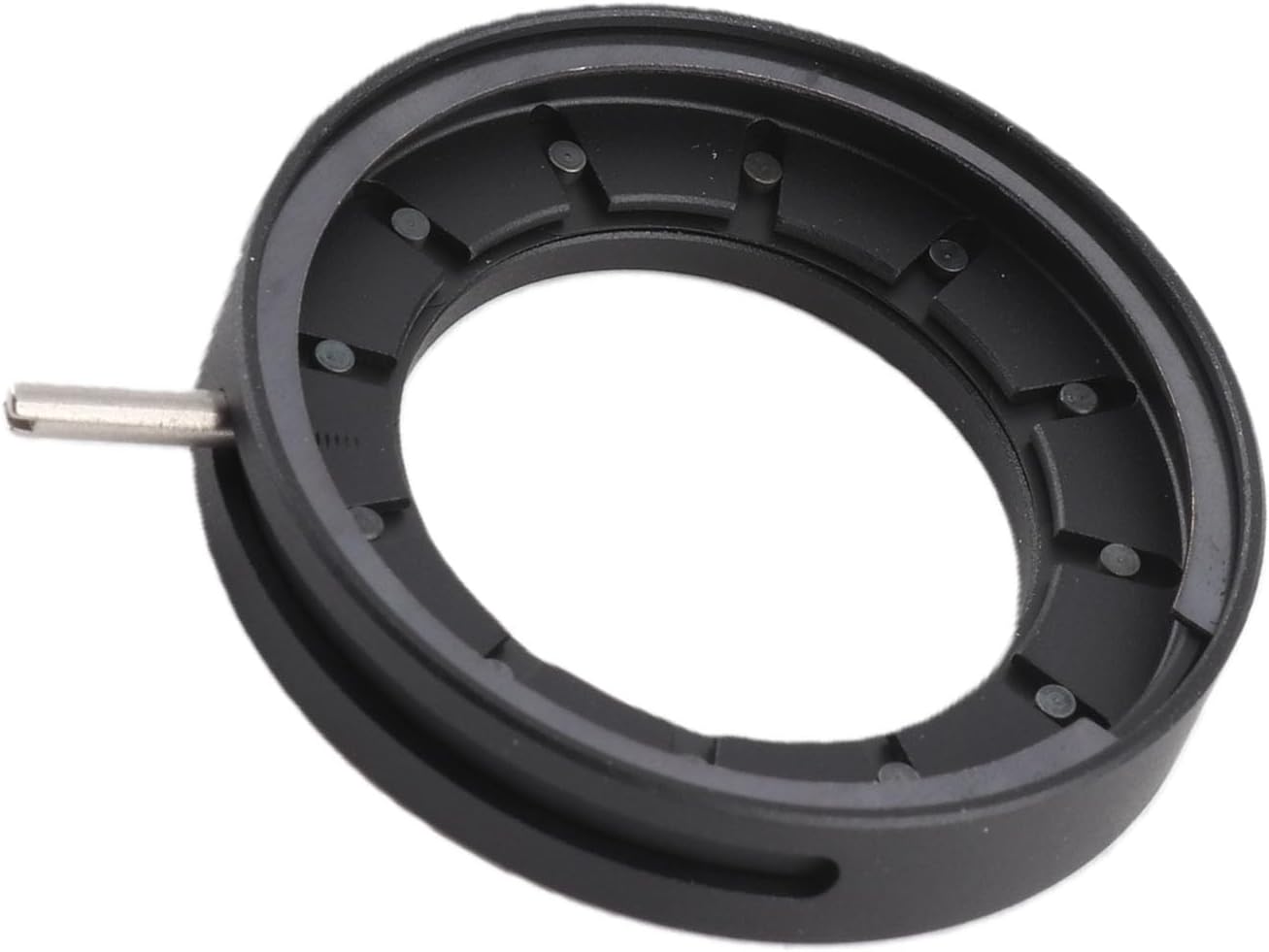 Estink 1.5-23mm (SK23) Adjustable Aperture Diaphragm, Metal Microscope Adapter Aperture Adjustable Lens Optical