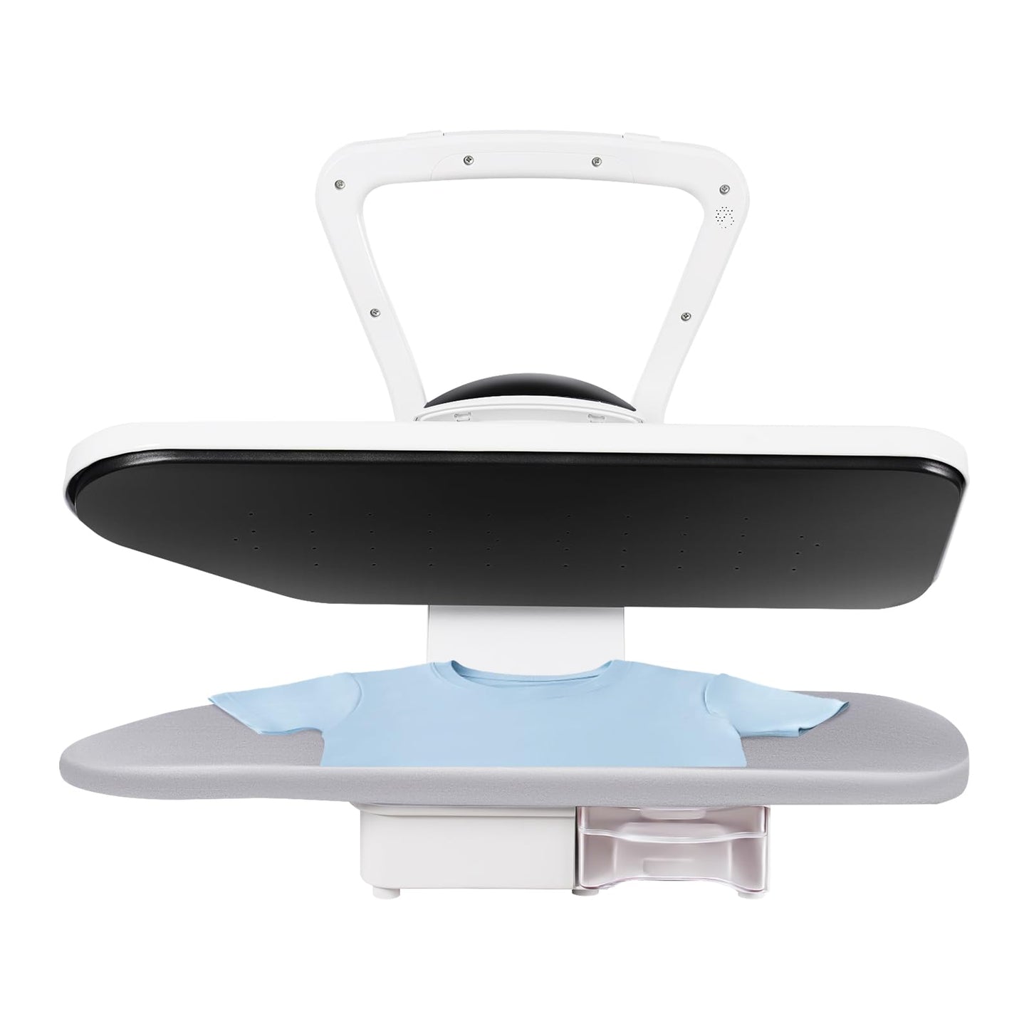 Intelligent Steam Press for Clothes, 1600W Digital Steam Press with 5 Fabric Settings and Overheating Protection, 35.8" Large Ironing Area w/Touch Screen & Voice Prompts for Sheets, etc