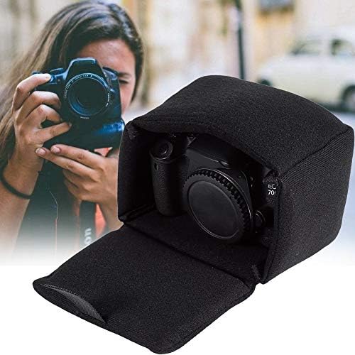 Tbest Travel Padded Camera,Small Mirrorless Camera Insert DLSR Camera Bag Insert Padded Shockproof Foldable Camera