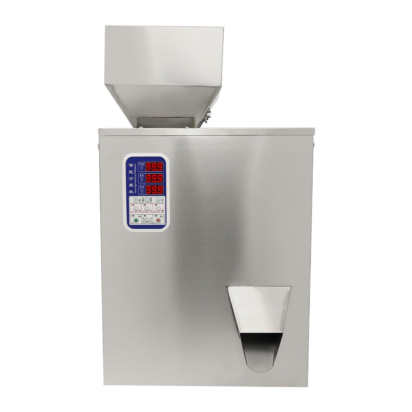 ONEUPING Automatic Particle Filling Machine 1-500g Adjustable Powder Weighing Filler Particle Dispenser, 180W Granule Filling Machine with 3 Speeds for Flour, Grain, Herb, Seed, Coffee Bean, Glitter