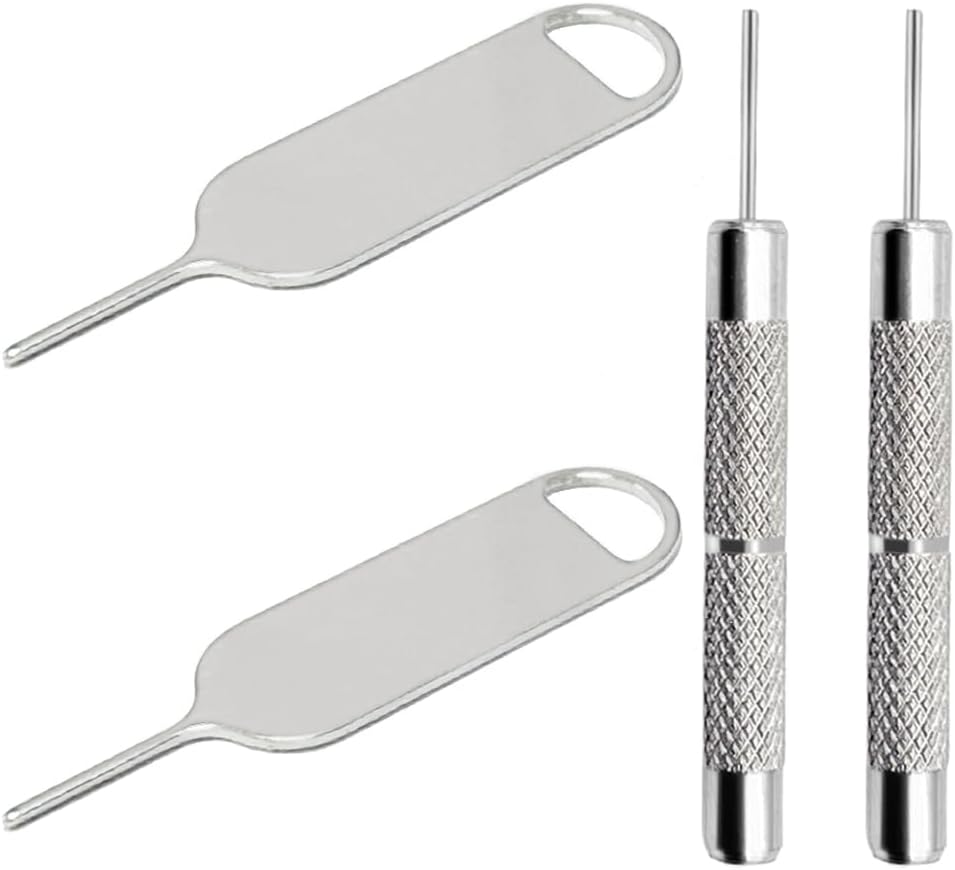 AYWFEY 4 Pcs SIM Card Removal Openning Tool Tray Eject Pins Needle Opener Ejector Compatible with All iPhone Apple iPad