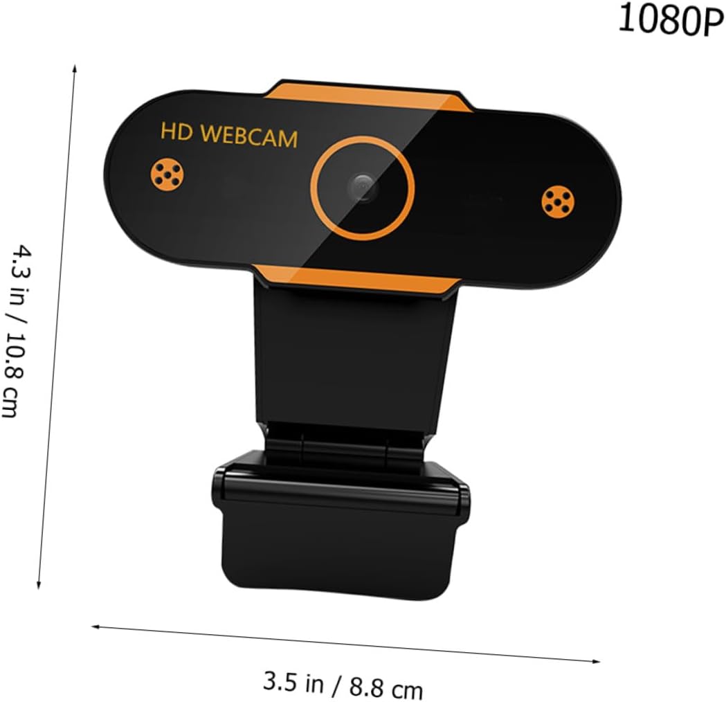 CONGARTENO 1080p 5v USB Webcam with Built-in Microphone, Automatic Focusing Web Camera for Live Streaming and Video