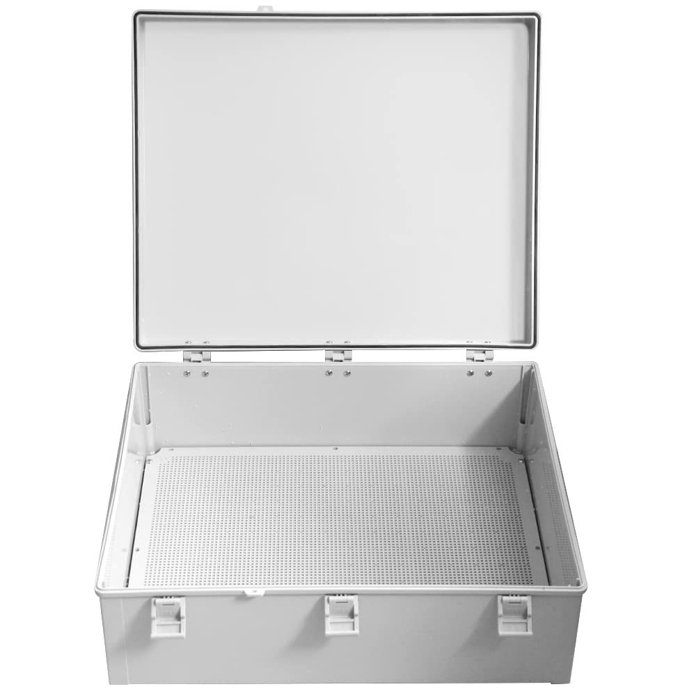 Big Size 23.62"x19.68"x8.66" IP67 Waterproof Enclosure Electrical Junction Box, Grey Shell ABS Outdoor Box With Covers (600x500x220mm)