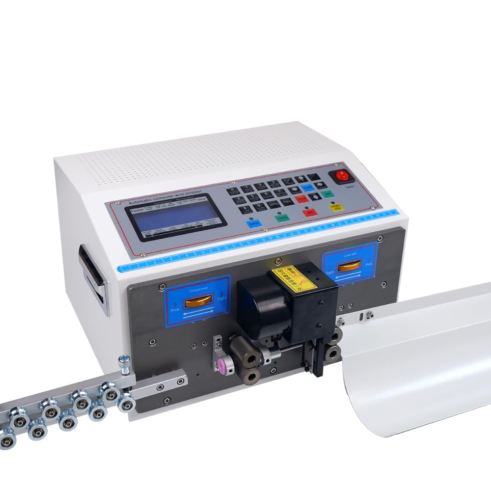 Automatic Wire Stripping Machine for 32-12AWG Copper Wires, Electronic wire cutting machine Computer stripping machine