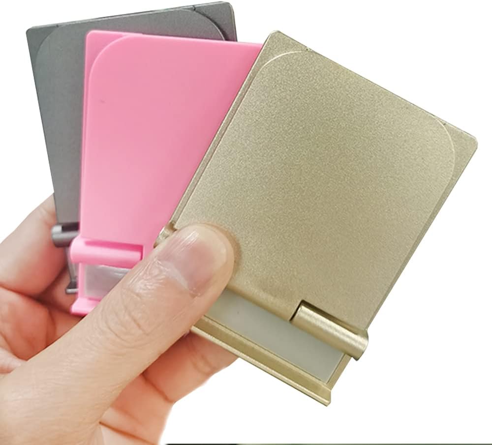 AIFUDA 5 Pcs Foldable Cell Phone Stands, Portable Phone Holder Universal Cellphone Desktop Cradle for Tablets, Reader