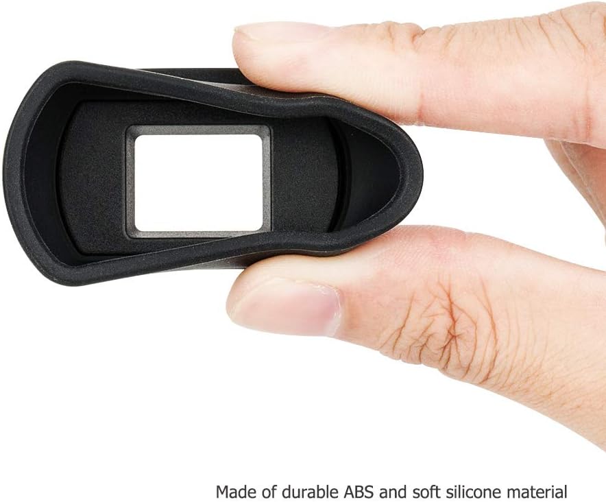 JJC 58mm T7 T6 T8i T7i T6i SL3 SL2 90D 80D 77D 4000D 18-55mm Multi-Coated UV Filter + Long Soft Viewfinder Eyecup