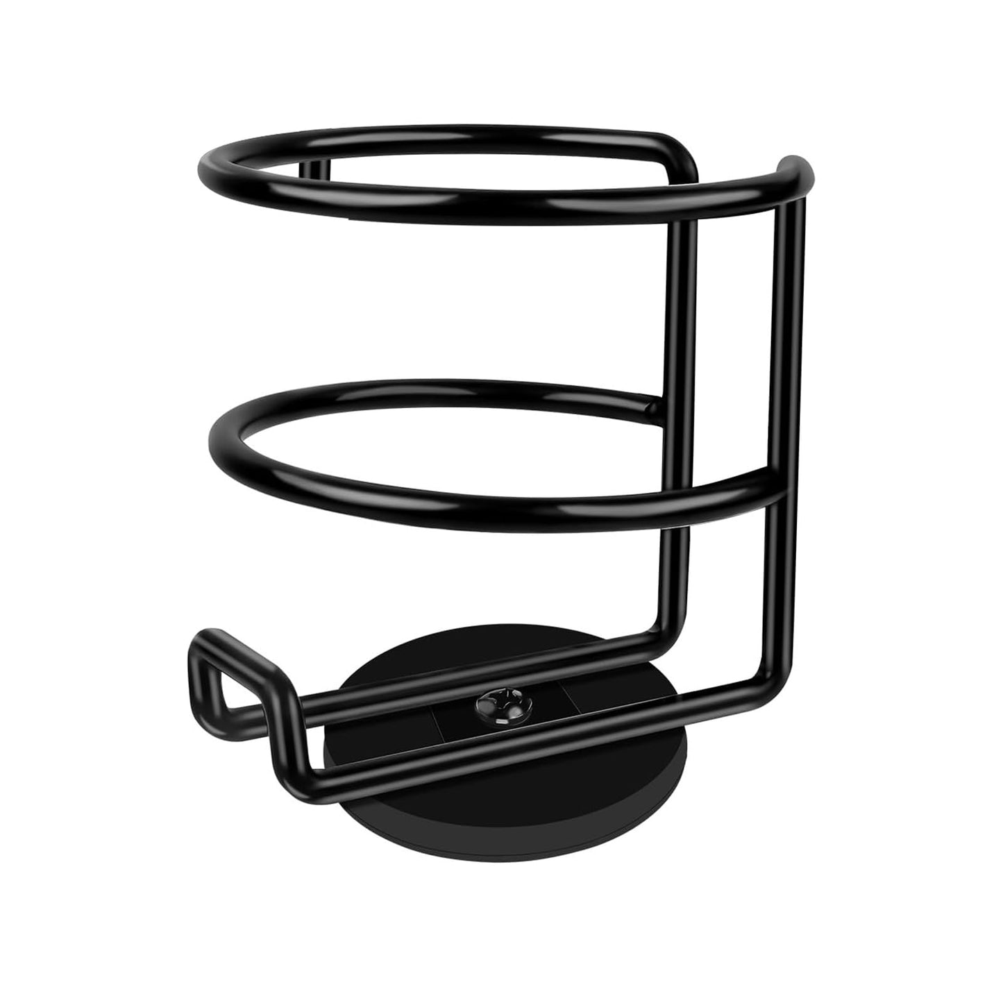Magnetic Cup Holder SUS 304 Stainless Steel Magnetic Cup Caddy Magnet Drink Holder for Refrigerator Car School Bus Tractor Lawn Mower Black 1Pack