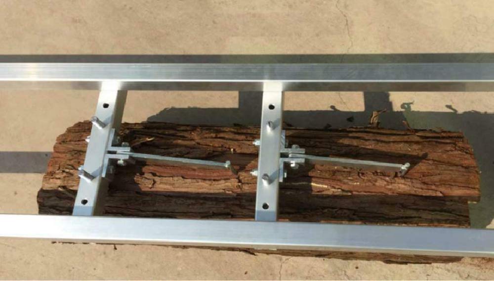 Portable Chainsaw Mill 36 Inches Planking Milling Bar Size 14 Inches to 36 Inches,with 9Ft Rail Mill Guide System