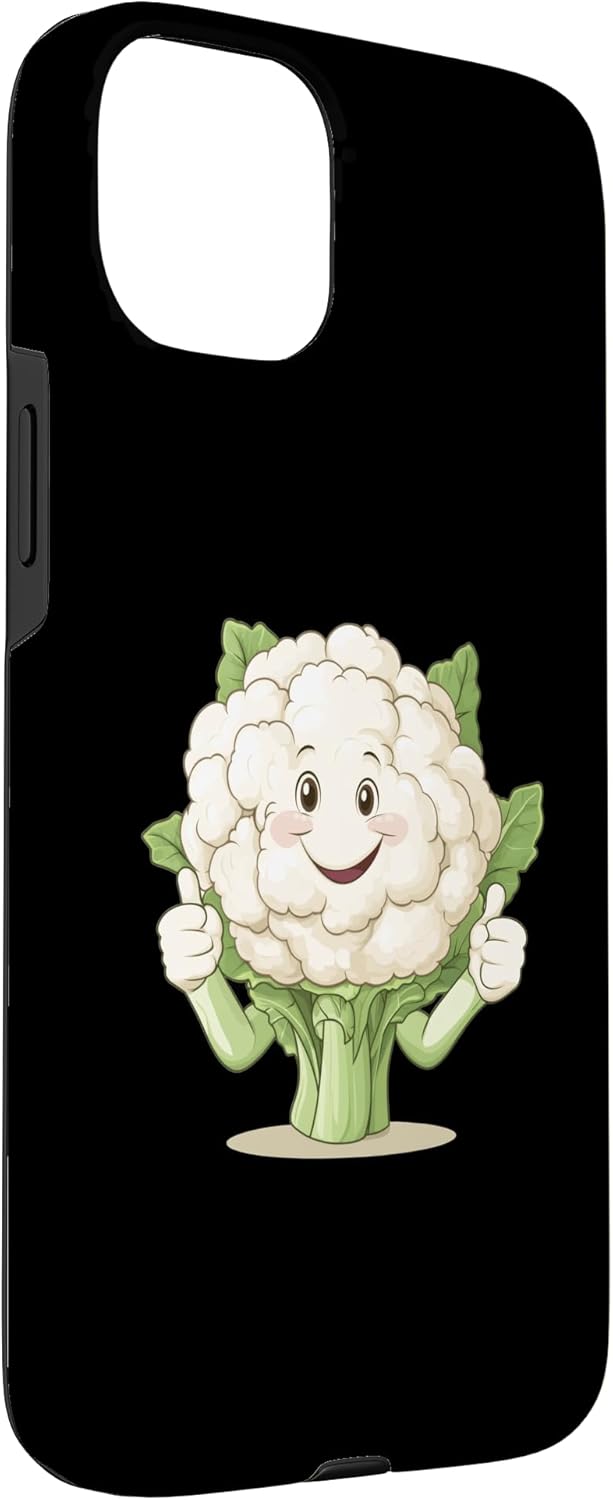 Cauliflower Brassica Oleracea Vegetable Designs 15 iPhone Plus Cauliflower Smiling With A Thumbs Up Case