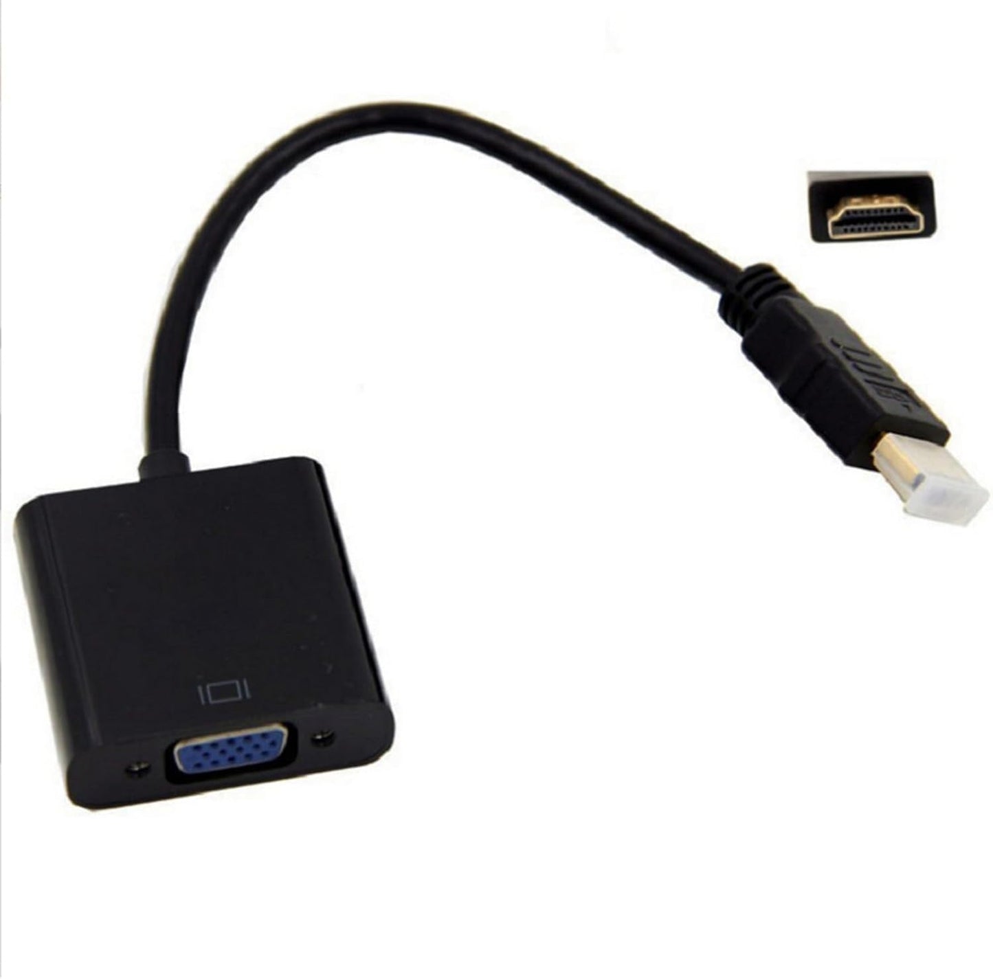 JINPIAOPIAO 1080P HDTV to VGA Cable Adapter HDTV Male to VGA Female Video Converter for PC Laptop Projector Monitor