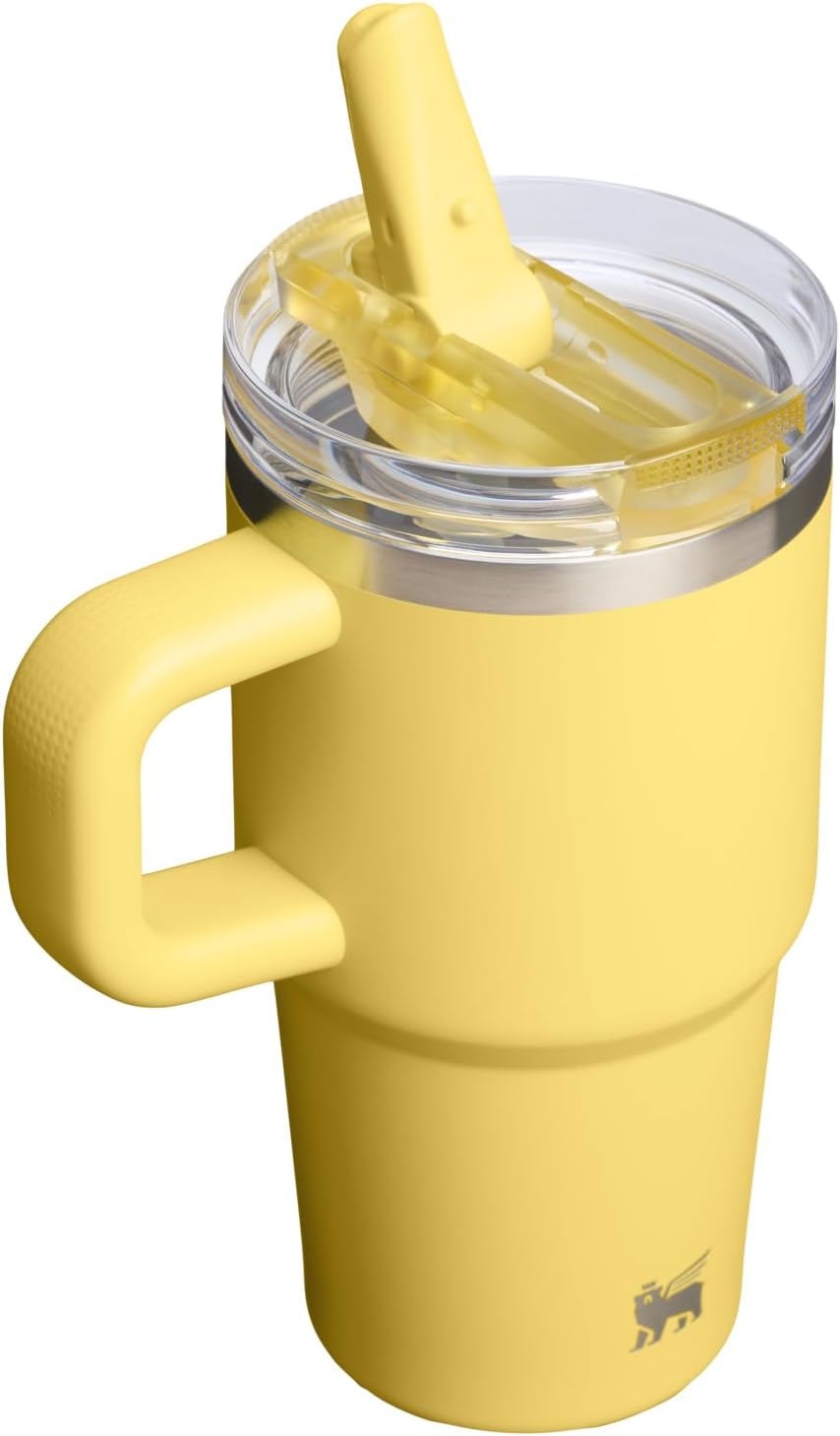 STANLEY Quencher ProTour 20 oz Tumbler - Insulated Stainless Steel with Leakproof Lid & Built-In Straw | Daffodil