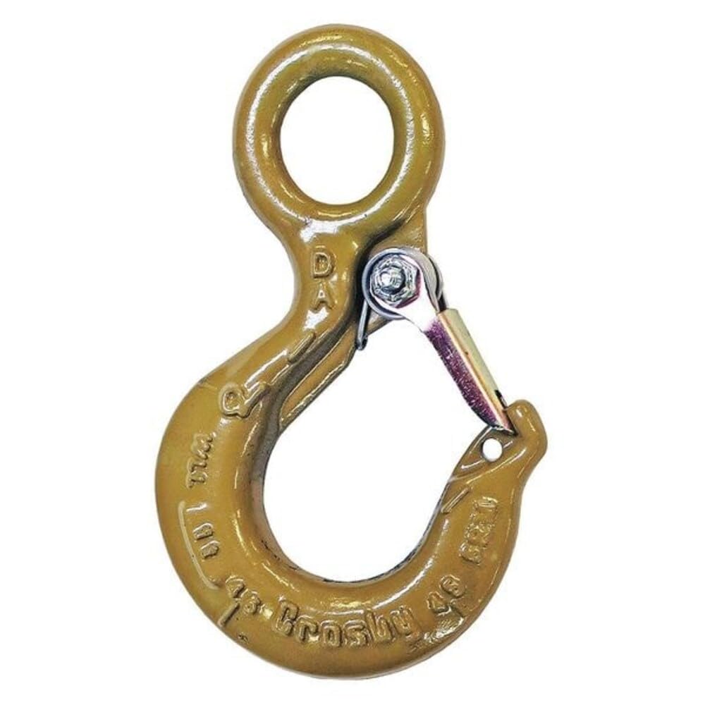 Crosby 1022435 Eye Hook, Alloy Steel, 14, 000 lb., Gold