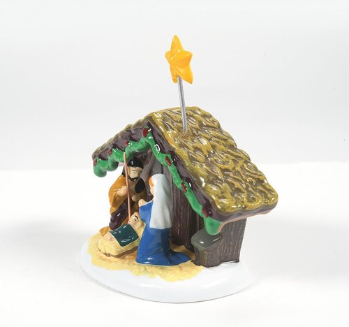 Department 56 Nativity Holy Family Miniature Figurine - 1.57 Inch, Colorful Snow Village Accessory