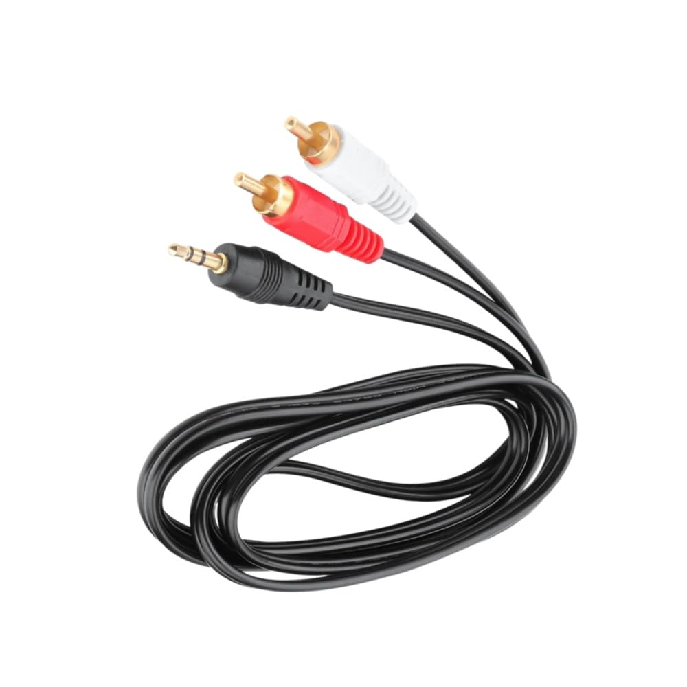 Kircuit 3.5mm 2 AR-3000SD Replacement to RCA Audio Line-in Cable Cord for Charging Roland A/V Audio Recorder
