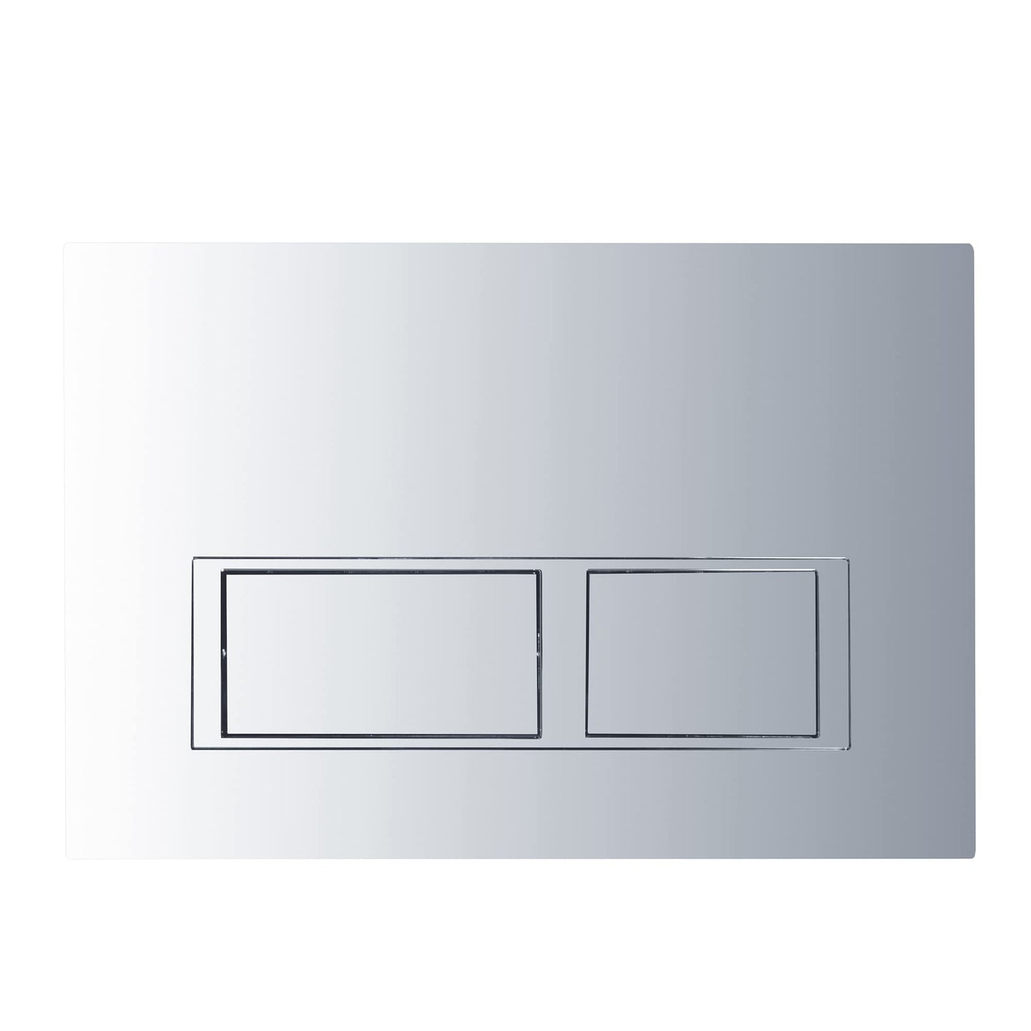 WOODBRIDGE In-Wall Toilet Tank with Polished Chrome Actuator Plate, 0.8 GPF/1.60 GPF Dual Flush,Carrier System for 2 x 4 stud installation, WHTA001