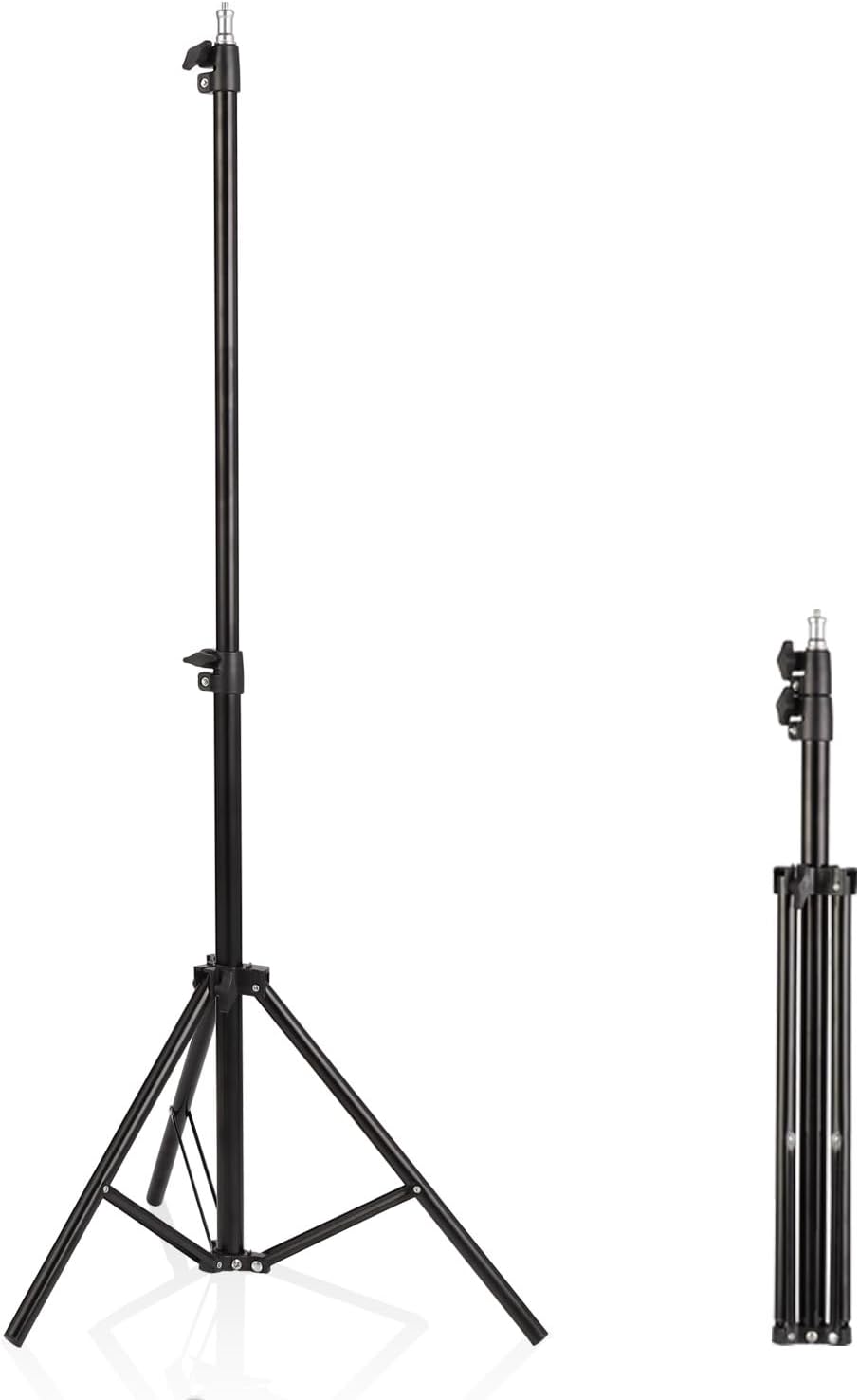 ClarVise (Black,22"-63") Professional Tripod Stand, Mini Projector Tripod,Adjustable Height Light Stand for Ring