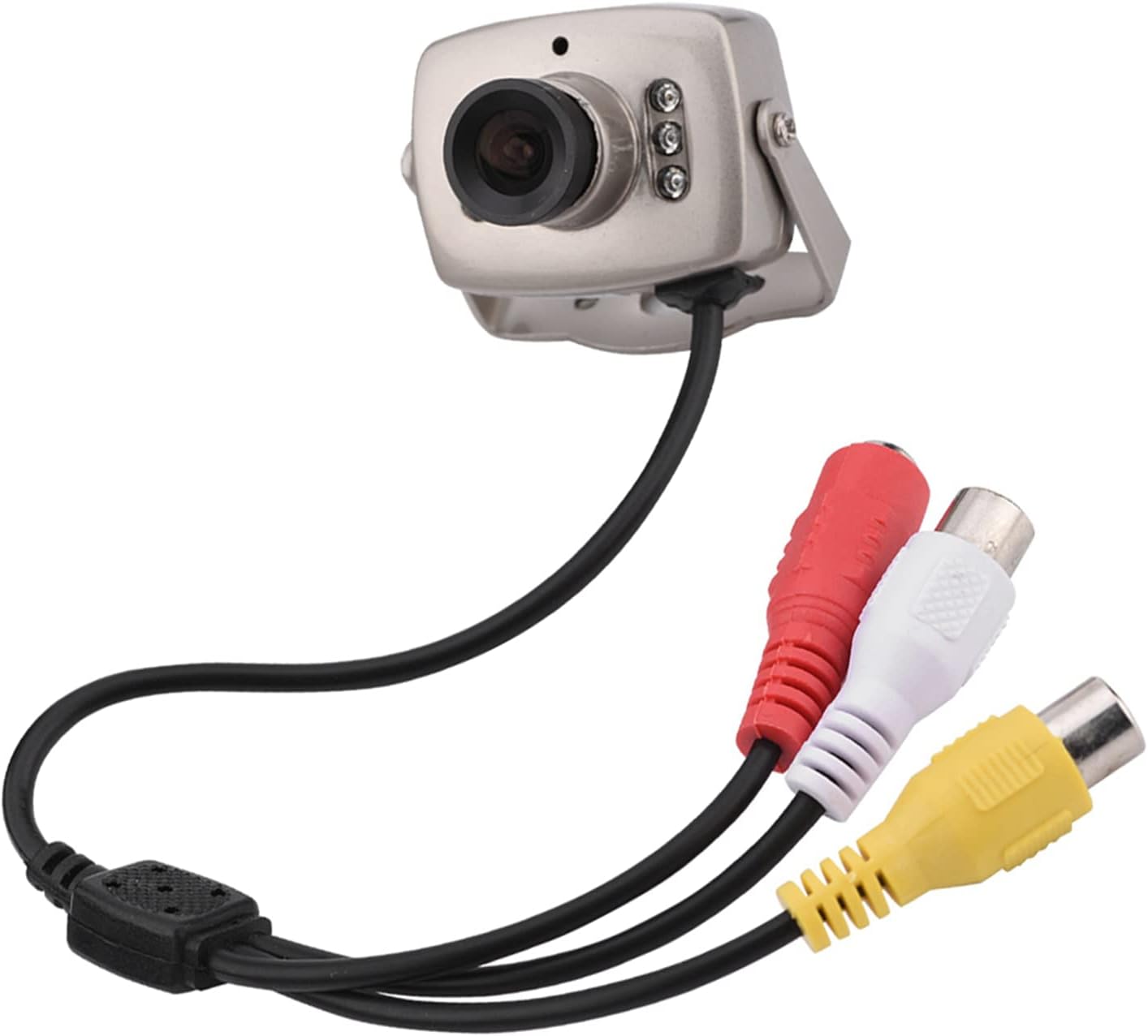 Zunate 6 CMOS Mini CCTV Camera, Night Vision Digital Home Security Video Camera, LED Wired CCTV PAL/NTSC Surveillance