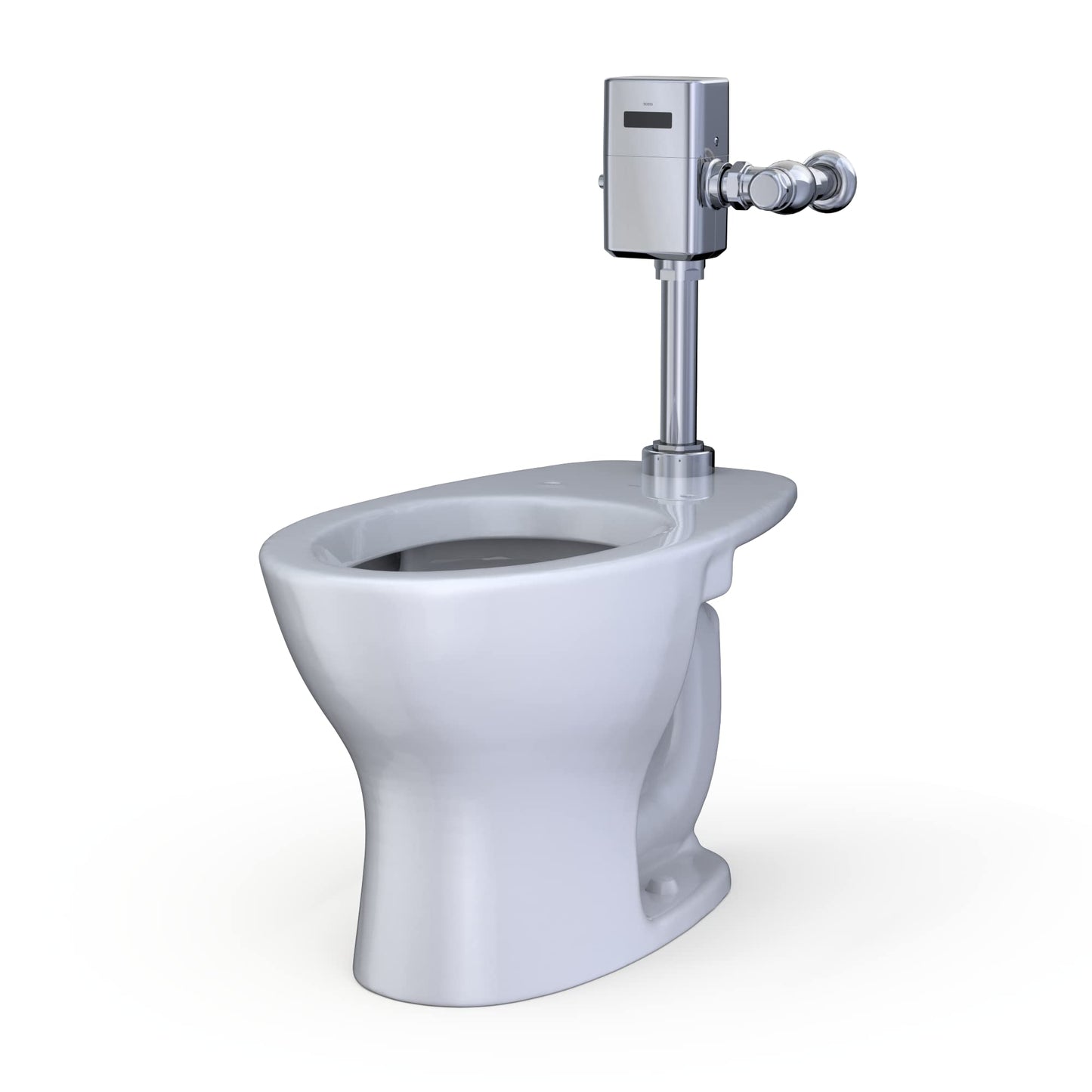 TOTO® TORNADO FLUSH® Commercial Flushometer Floor-Mounted Toilet, Elongated, Cotton White - CT725CU#01