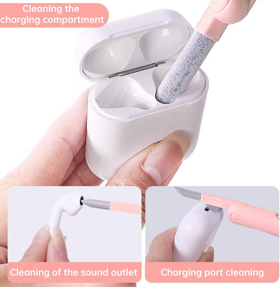 Loyanger 7 1 in Electronic Cleaner Kit,Keyboard Cleaner Laptop Monitor Computer Keyboard Brush for Earphones Mobile