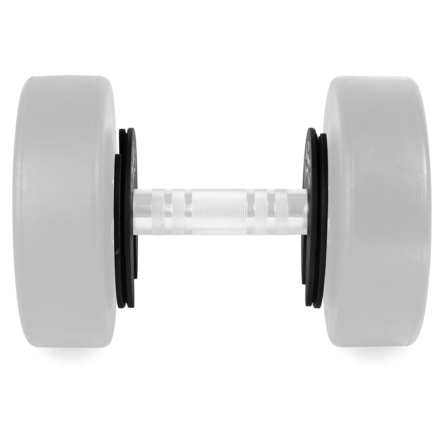 PlateMate 1.25 Lb each R-3 Micro Loading Weight Plates Use with Metal, Rubber, Vinyl or Urethane Dumbbells (Two Pair)