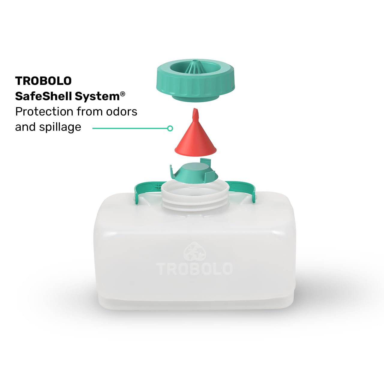 TROBOLO WandaGO Composting Toilet, Portable Outdoor Camping Toilet, Urine Diverting Dry Toilet With Height Adjustment