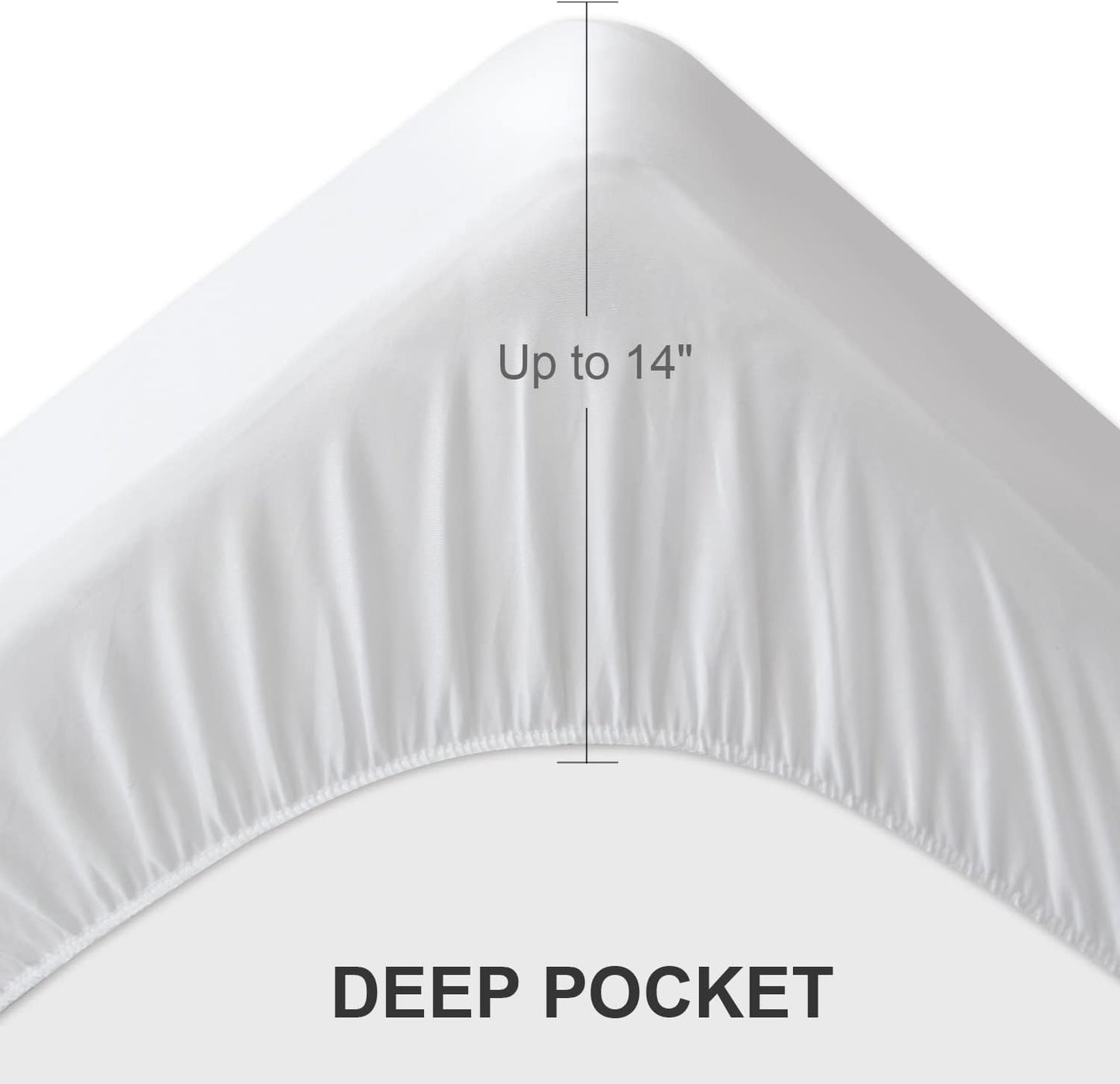 Queen Mattress Protector by [Brand Name] - Waterproof Quilted Cover with Ultra Soft Surface | Fits Mattresses Up to 14 Inches