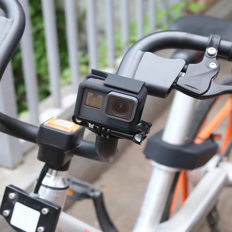 360 13-4, Reflex Camera Metal Handlebar Mount Clip Durable, Adjustable Camera Holder for Go Pro Hero Other Cameras
