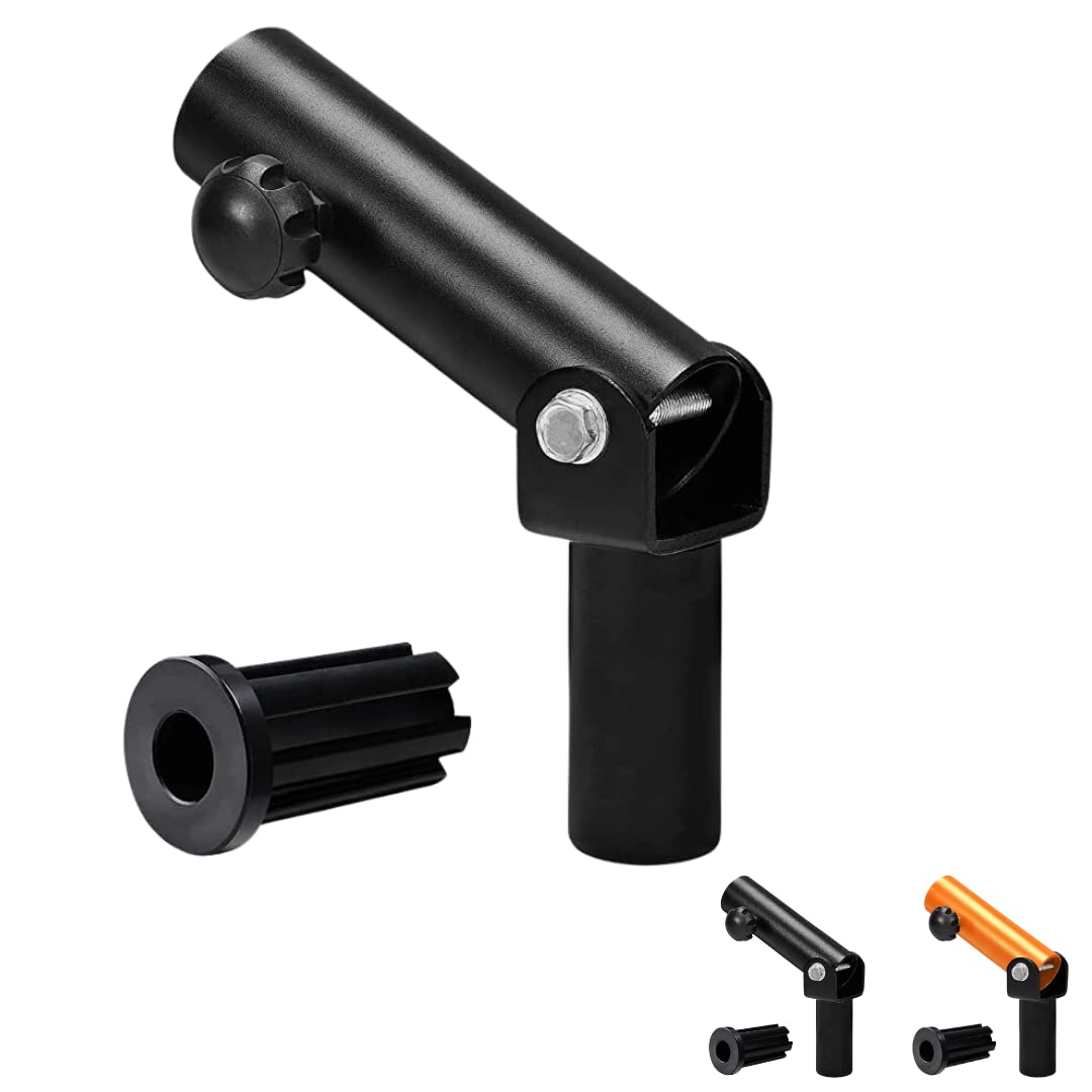 Yes4All T-Bar Row Plate Post Insert Landmine – Fit 2” Olympic Bars – Full 360° Swivel & Easy to Install (Black)