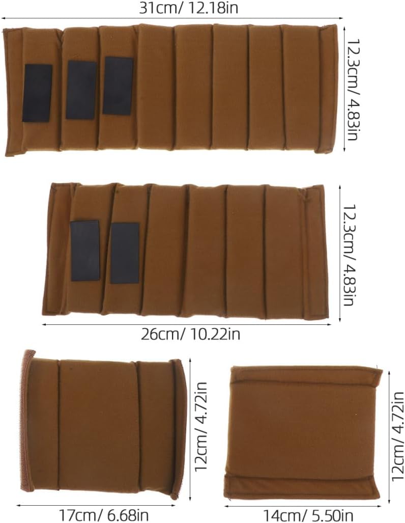 4-Pack Housoutil Camera Bag Dividers Inserts Adjustable Inner Lid Organizers for Dslr Camera Bag Accessories Protection