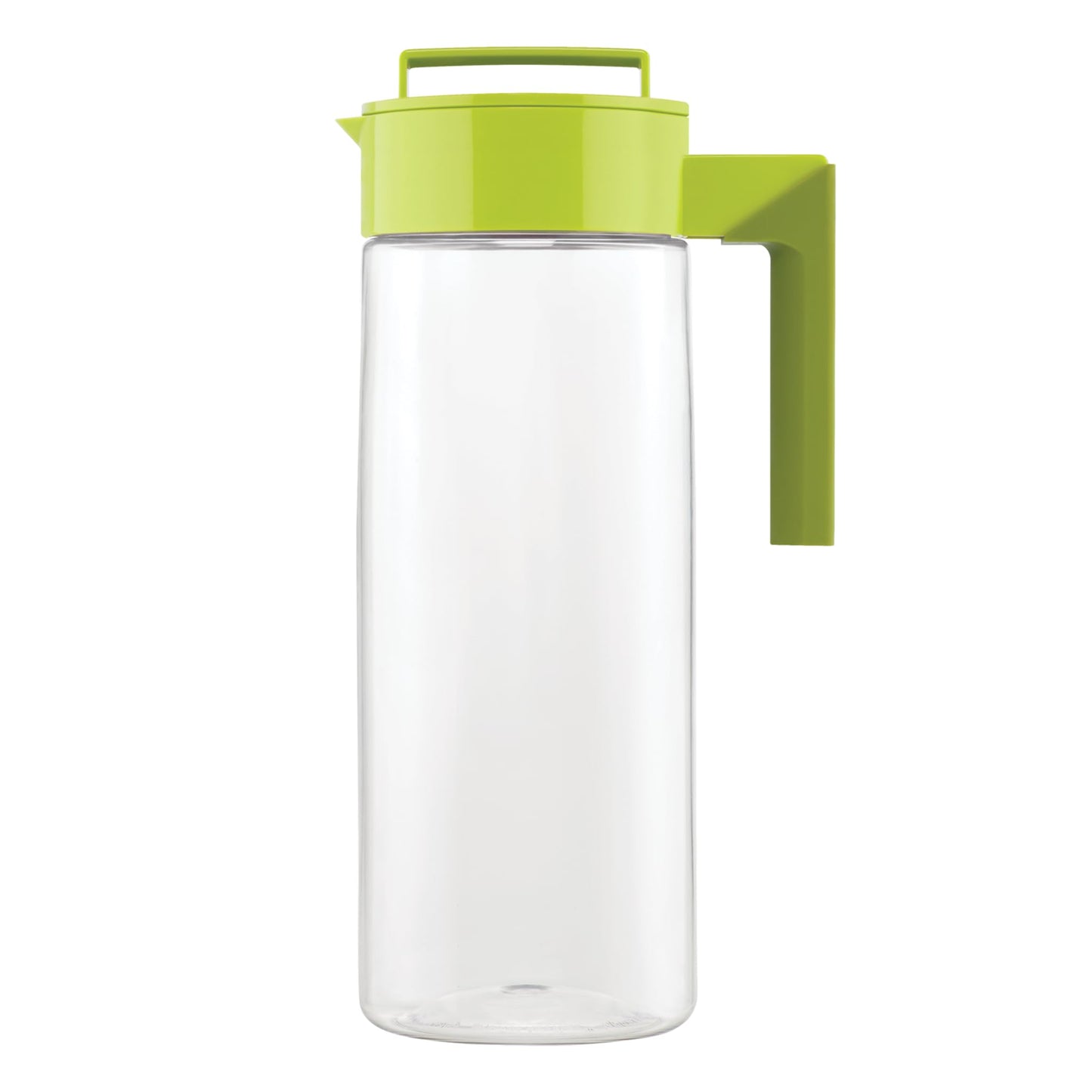 Takeya Airtight Pitcher - Durable BPA-Free Eastman Tritan Odor/Stain-Resistant Leakproof Lid for Iced Tea/Water Easy-Grip Silicone Handle Spill-Free Spout Fridge-Friendly Made in USA 2 Quart/Avocado