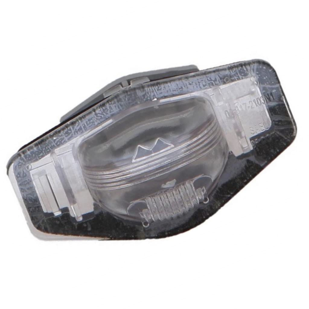 KarParts360 License Light Assembly for Honda Accord 1999-2002, Driver/Passenger Side, Clear, Model CLX-M0-317-2103N-AC-CL360A55