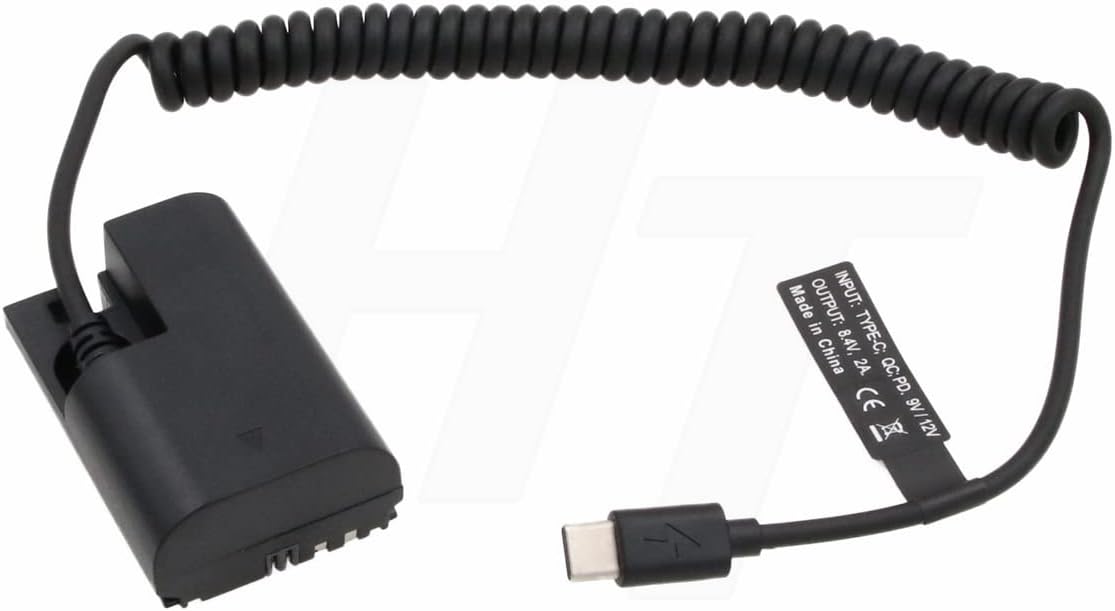 HangTon LP-E6N Dummy R5 R5C R6 R7 R6 mk2 5D3 7D 4K Power Bank PD QC USB Type C to Battery for Canon EOS II BMPCC