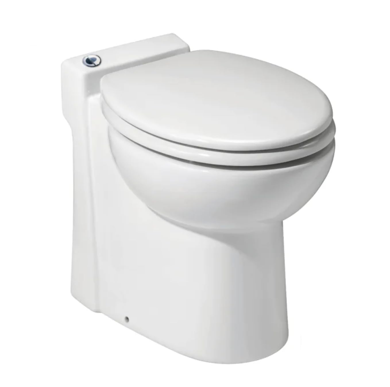 SFA SANIFLO - Sanicompact - Half-Bathroom Macerating Toilet - Water Saving Dual-flush System - Self-Contained Solution - Silent (53 dBa) - Certified CSA (IPC, NSPC) - Made In France