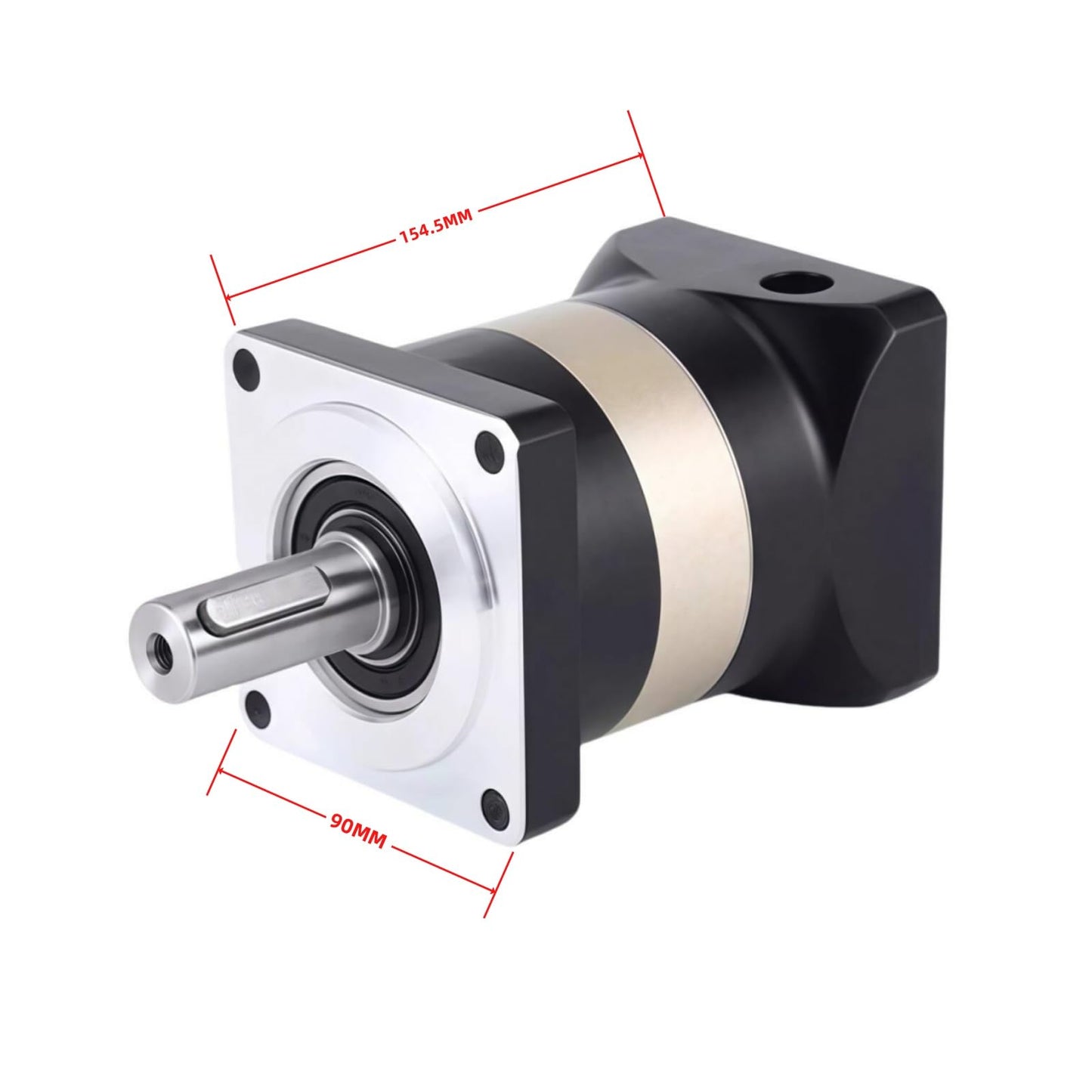 Planetary Gearbox Speed Reducer Gear Head Ratio 10:1 with Nema 34 86mm Closed Loop Stepper Motor SP Easy Servo 4.5 Nm 14mm Shaft 4A 1000rpm and 20-80V AC Steping Driver Kit