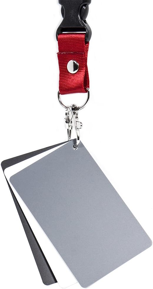Macolink 18% (3.35" 2.2") White Balance Grey Cards Gray Cards Custom Color Calibration DSLR/SLR/Evil Camera Checker
