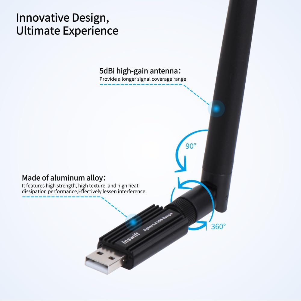 Besisglas 3.0 CP2102N/CH9104F EFR32MG21/EFR32MG24, Assistant/Zigbee2MQTT Zigbee USB Gateway - Enhanced with & Firmware
