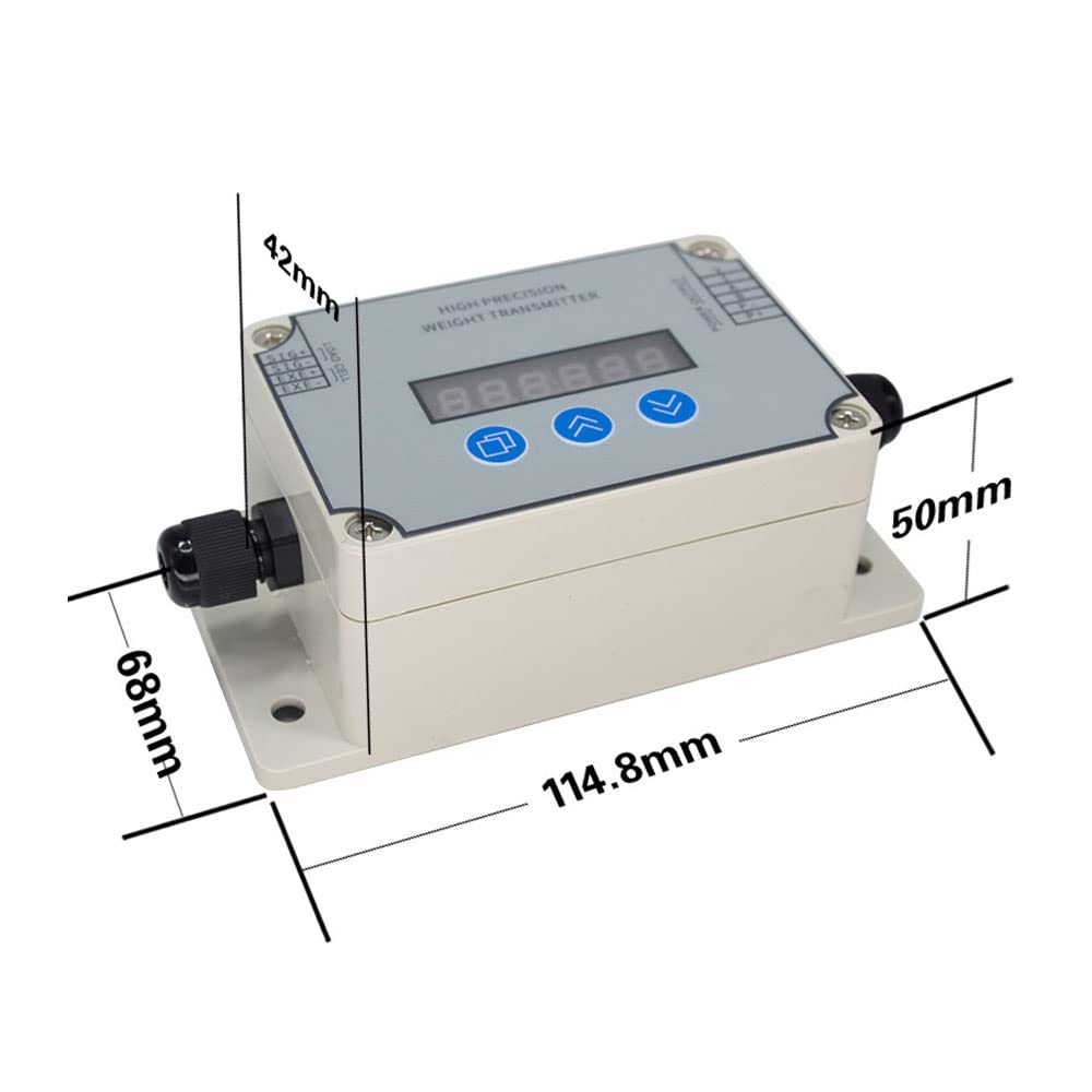 ATO Load Cell Amplifier with Digital Readout, Load Cell Display Controller Indicator Load Cell Amplifier with Read Out, 0-10V & RS485 Output