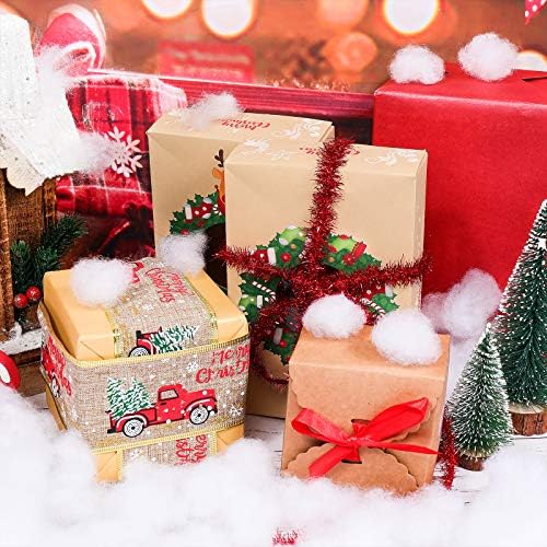 Shappy Christmas Fake Snow | 10.58 Ounce Fluffy White Cloud Fiber for Indoor Holiday Decor
