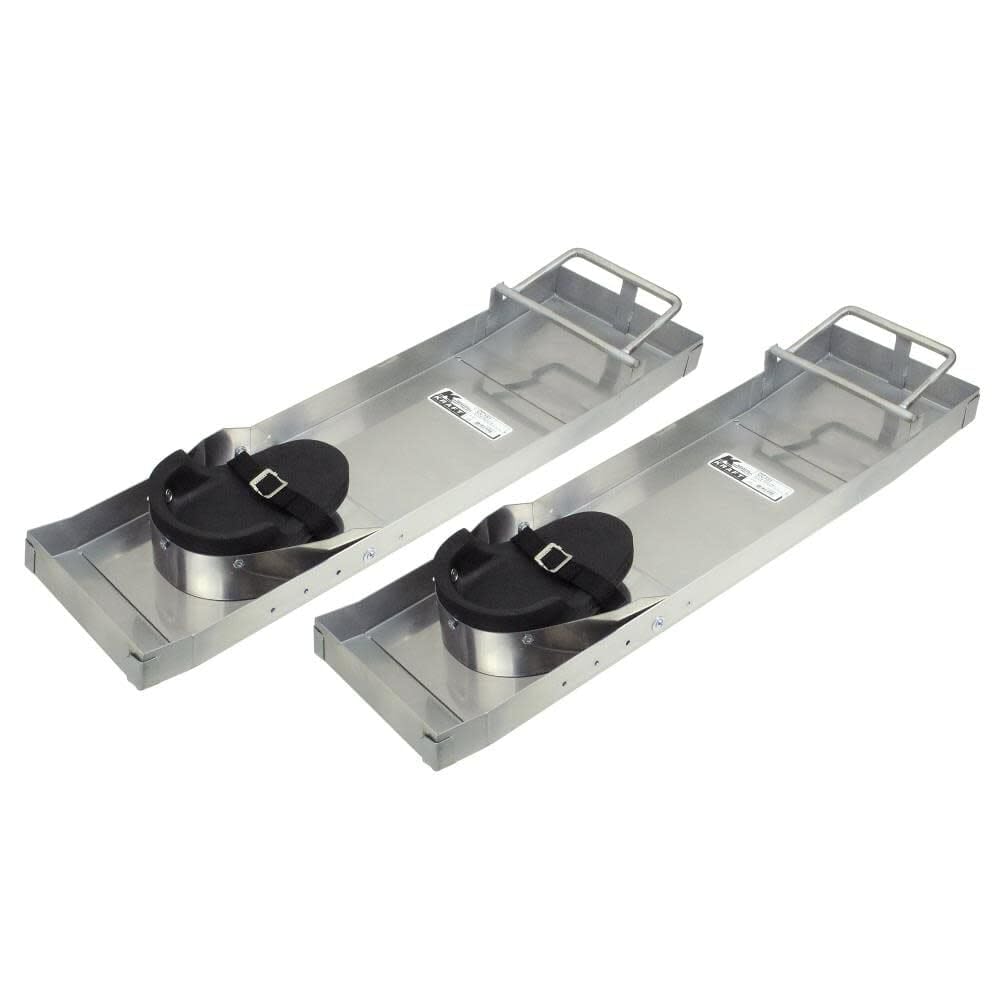 Kraft Tools CC150 31"x8" Stainless Steel Knee Boards (Pair)