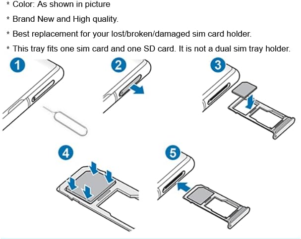 AceSoft S24 SM-S928U Precise - Fit SIM and Memory Card Tray Holder Ejection Pin Compatible with Samsung Galaxy Ultra