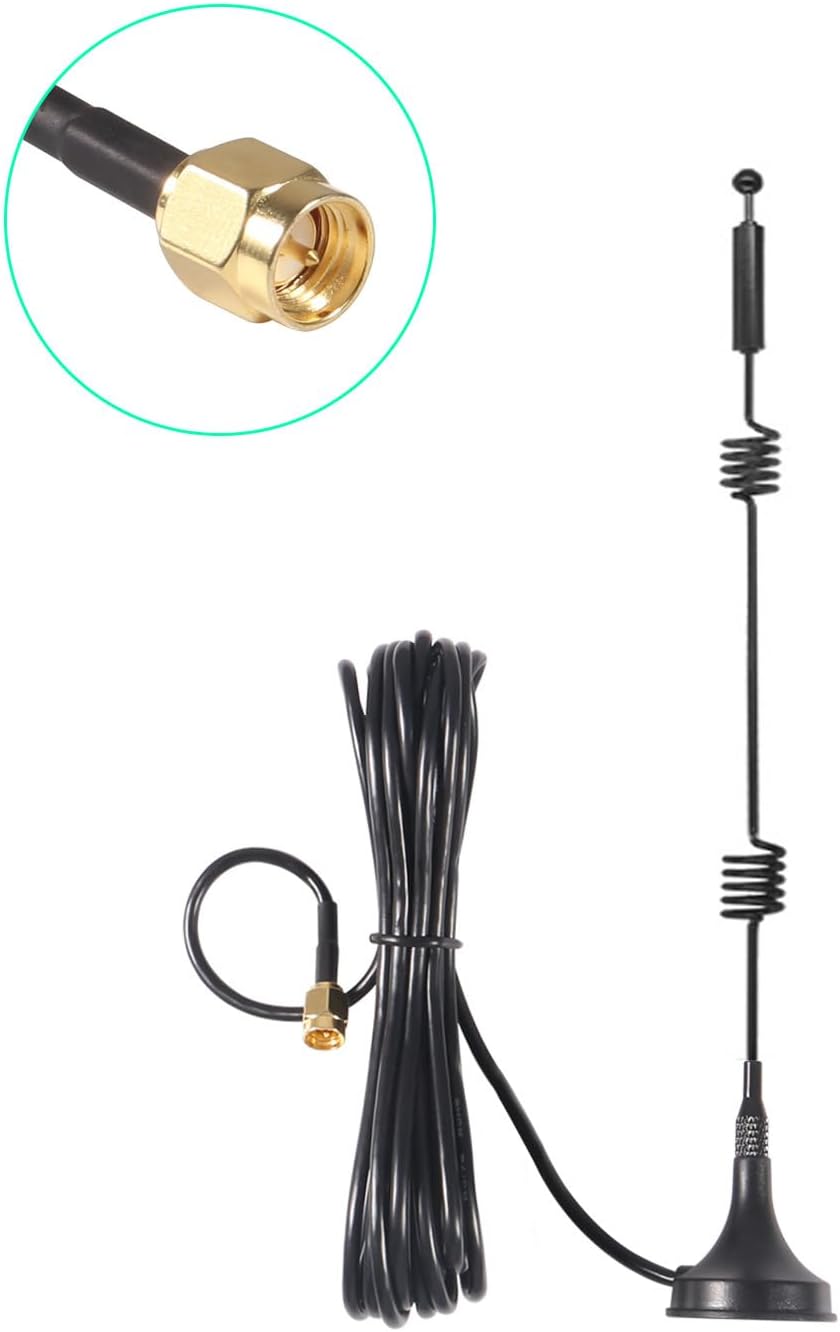 DORHEA 2.4GHz 5.8GHz 9dBi Dual Band WiFi Antenna SMA Male Connector for Security Camera, Wireless Recorder, Truck
