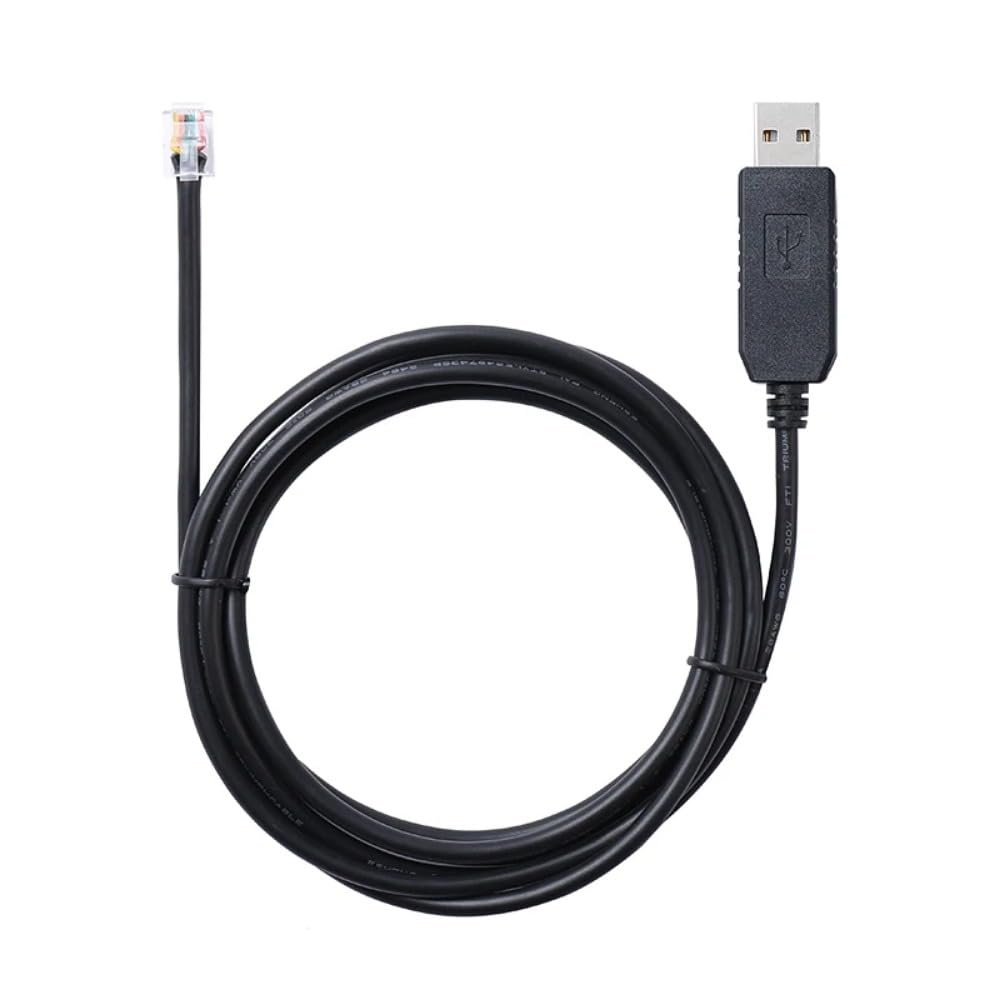 Cutesliving PL2303 Chipset RS232 RJ12 6P6C Synscan(6FT) Hand Control PC Link Cable Prolific USB to for Connecting PC
