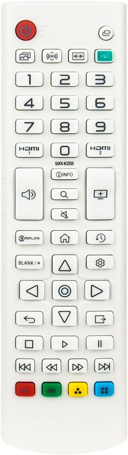 ECONTROLLY AKB75095388 BF50NST BU50NST GRF510N BF60PSTD BF510P GRU510N Replacement Remote Control Compatible for LG