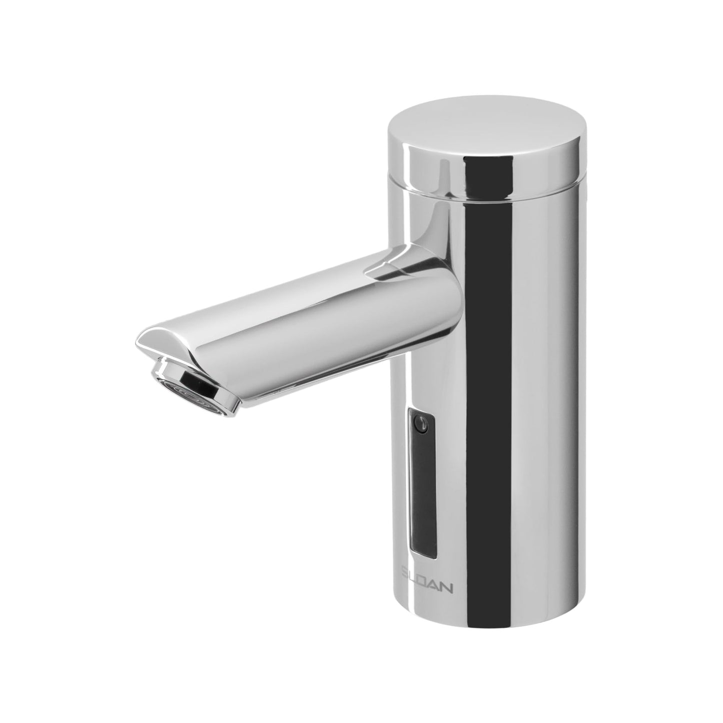 Sloan Optima EAF-250 Sensor Activated Touch-Free Faucet, Commercial Grade w/Mounting Hardware - 0.35 GPM Battery-Powered Deck-Mounted Mid Body, Polished Chrome Finish, 3335155